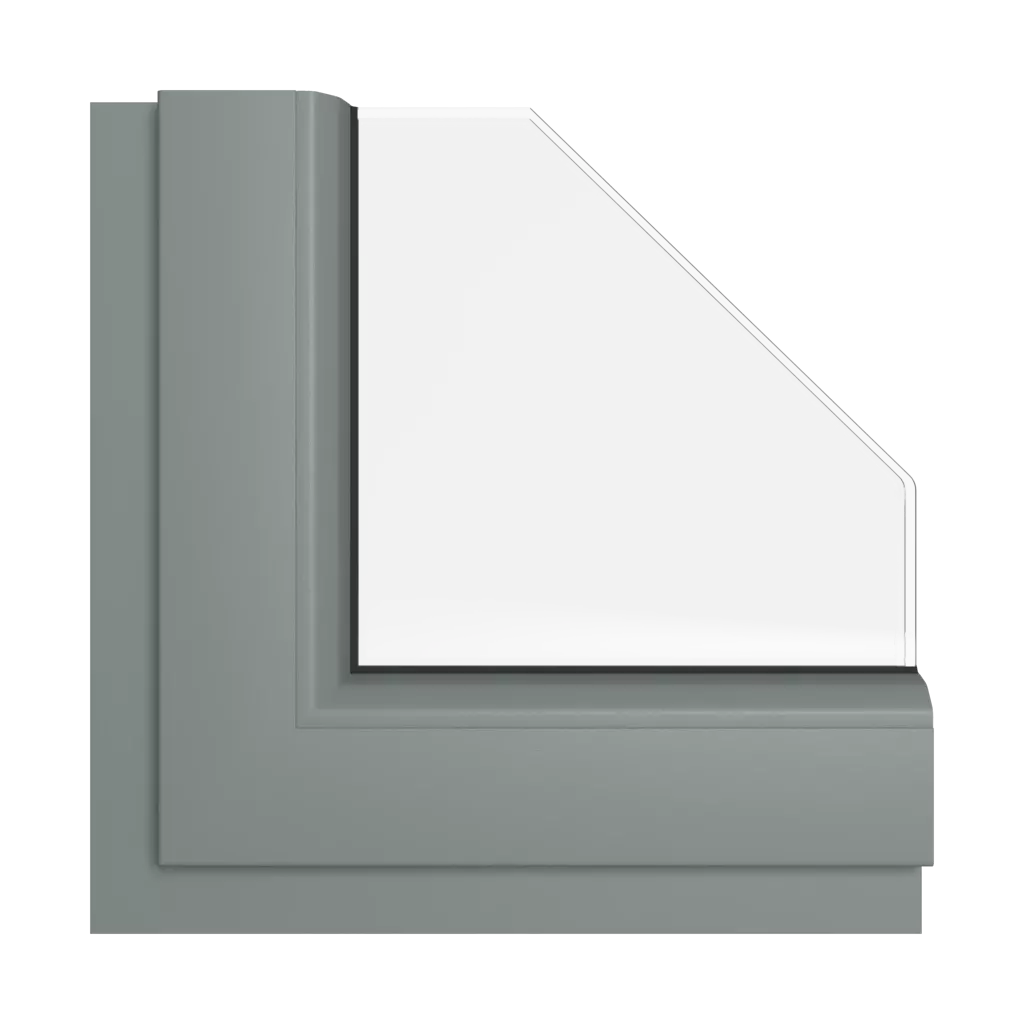 Basalt gray smooth windows window-colors rehau-colors basalt-gray-smooth interior