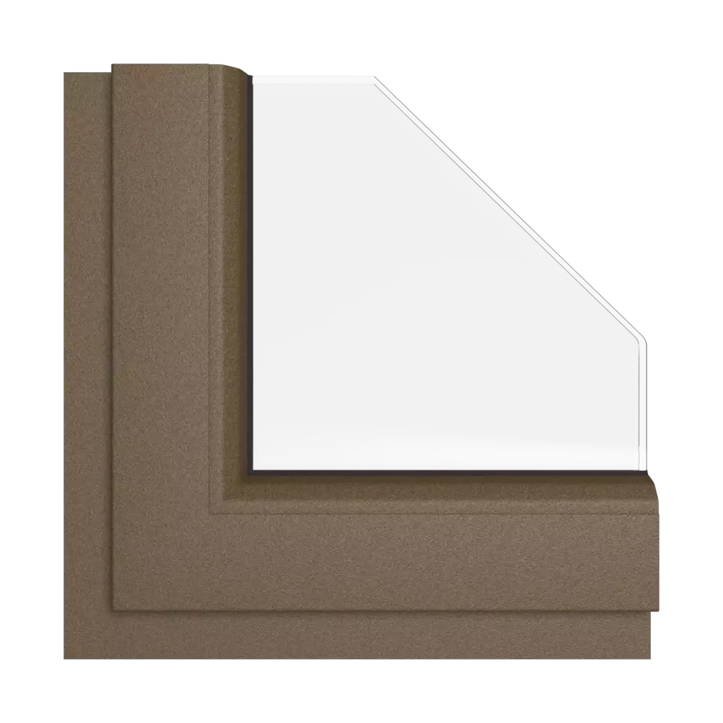 Sepia brown matt windows window-colors rehau-colors matte-brown-chamois interior