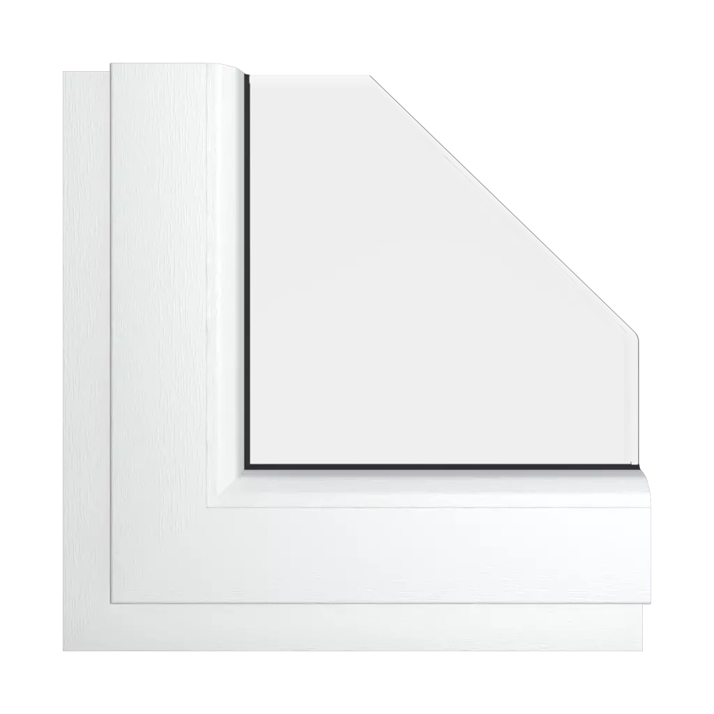 Textured white windows window-colors aluplast-colors textured-white interior