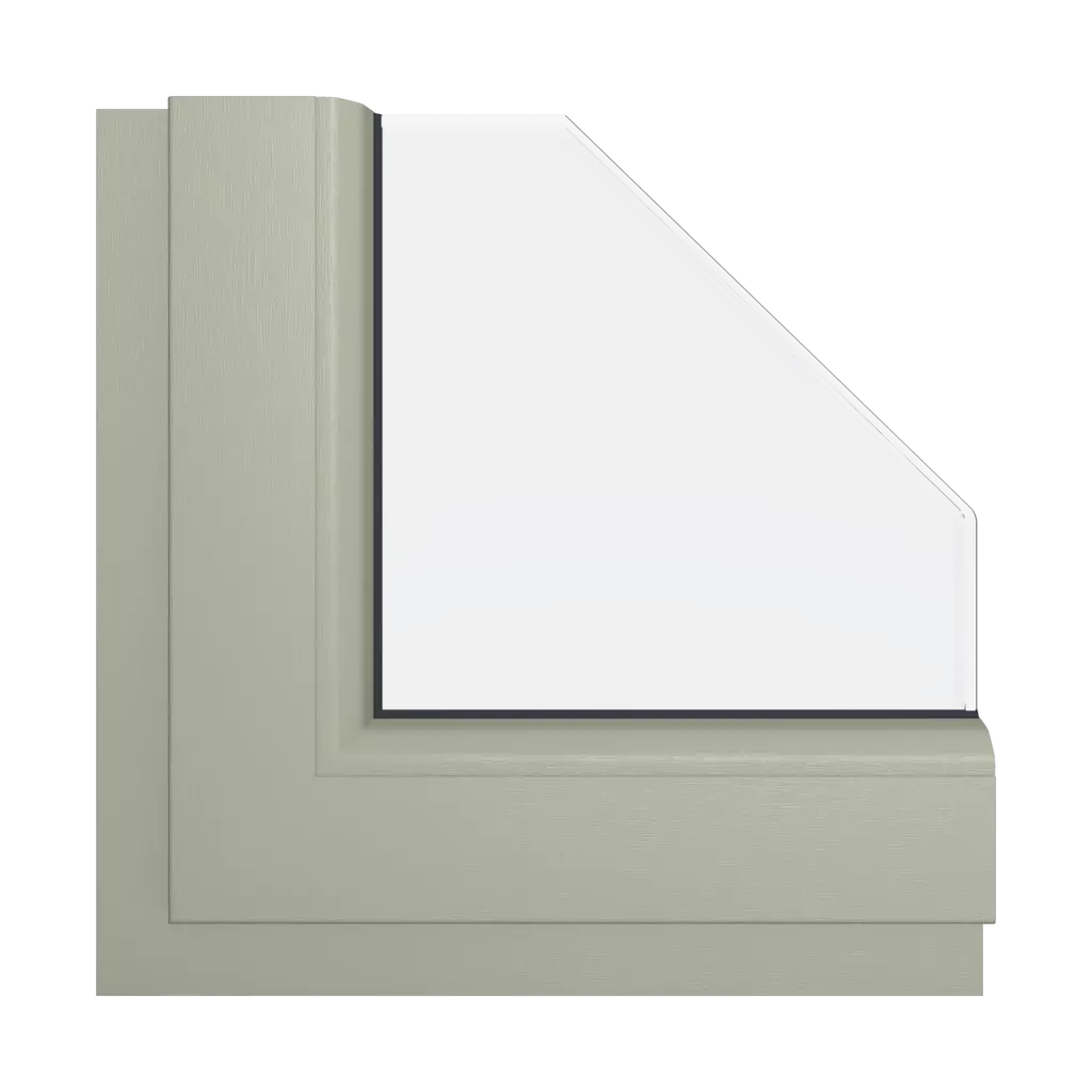 Concrete gray windows window-colors aluplast-colors concrete-gray interior