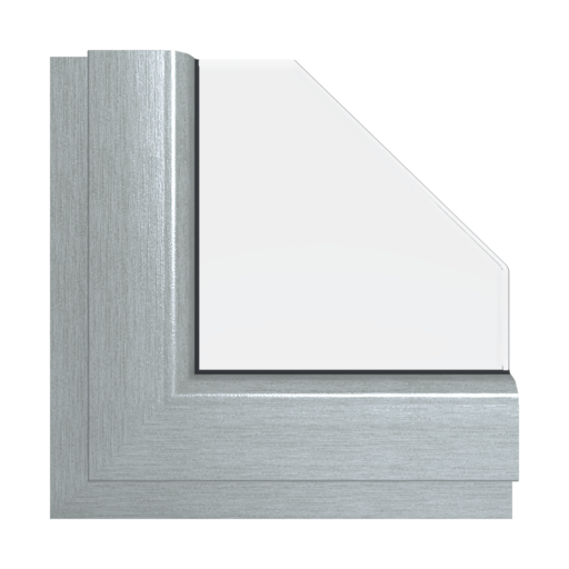 Feneste | Windows | Colors | Gealan colors | Brushed silver