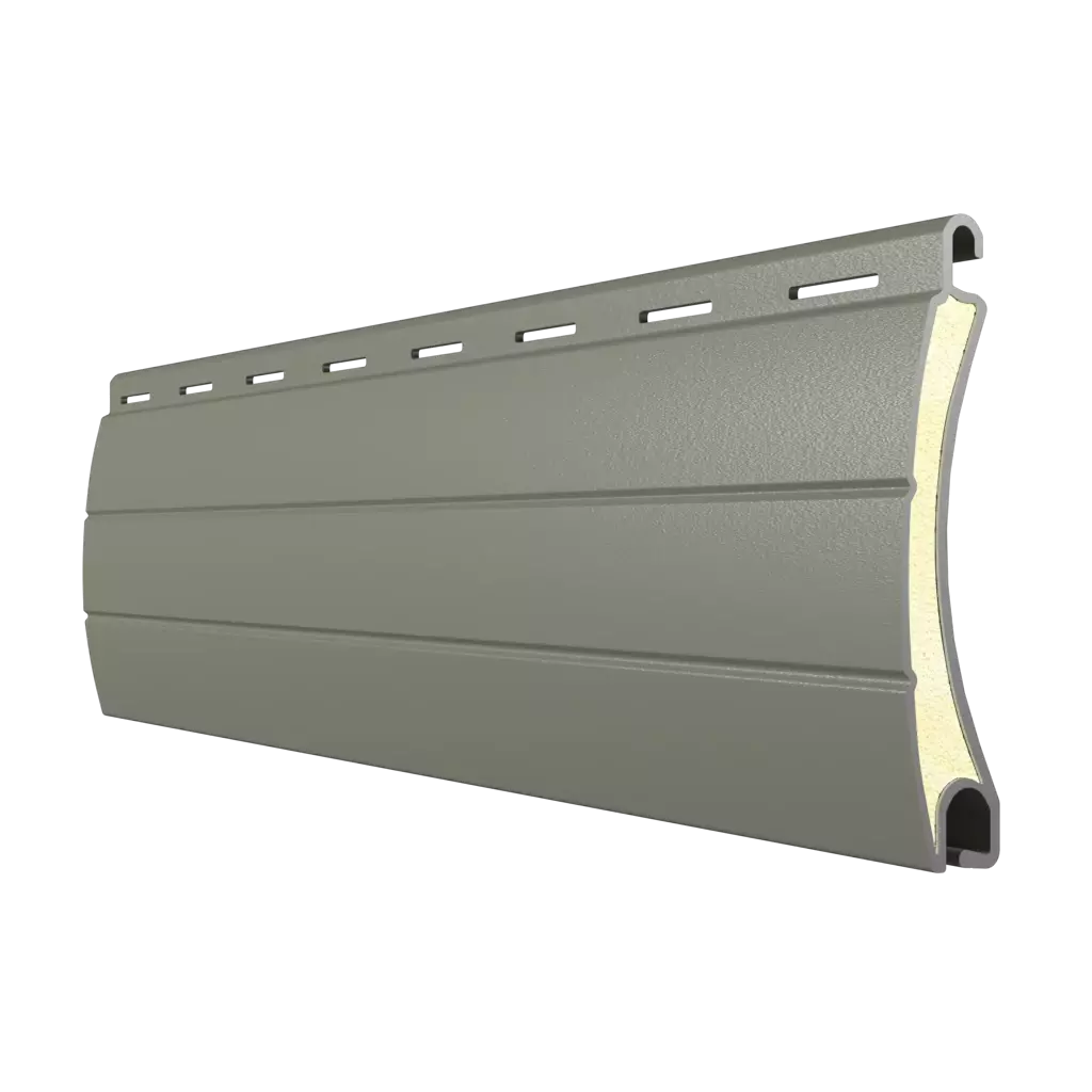 Gray quartz windows window-accessories roller-shutters aluprof