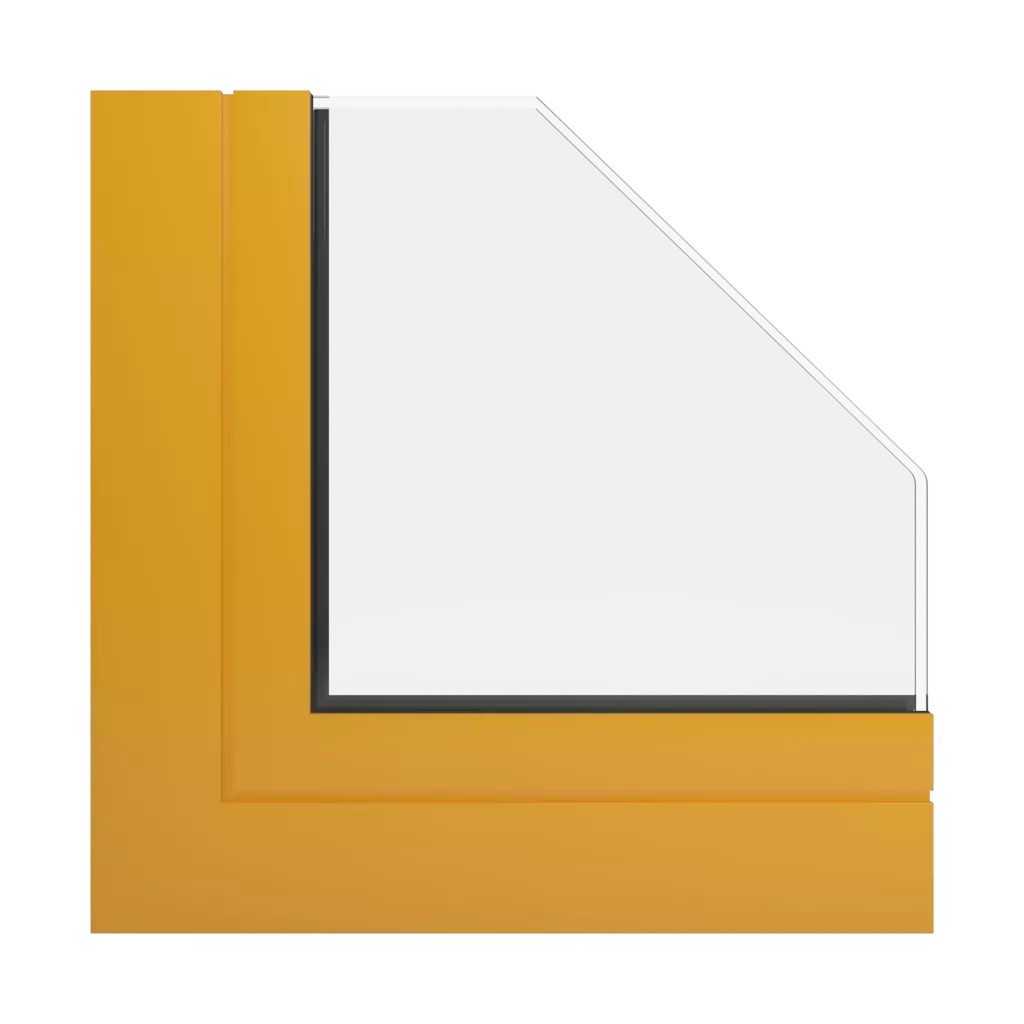 RAL 1033 Dahlia yellow windows window-colors aluminum-ral ral-1033-dahlia-yellow