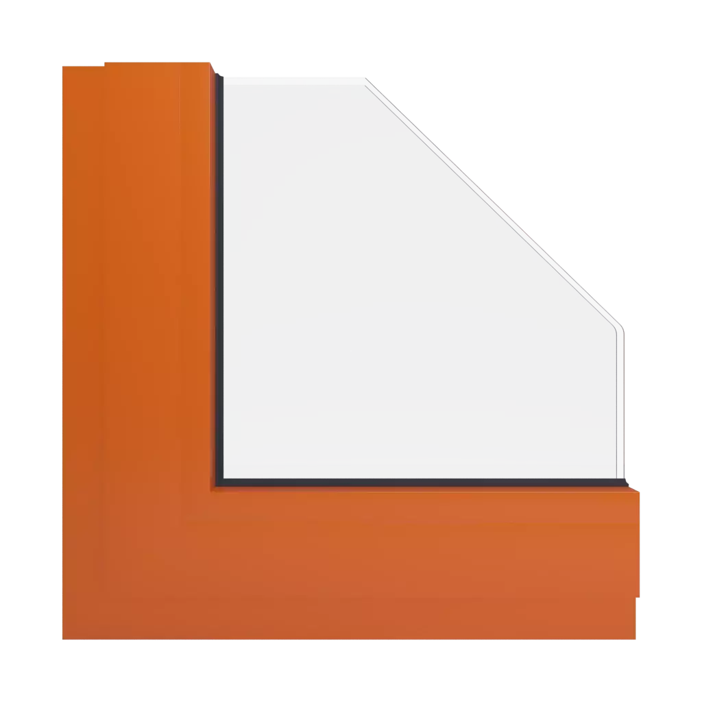 RAL 2004 Pure orange windows window-colors aluminum-ral ral-2004-pure-orange interior