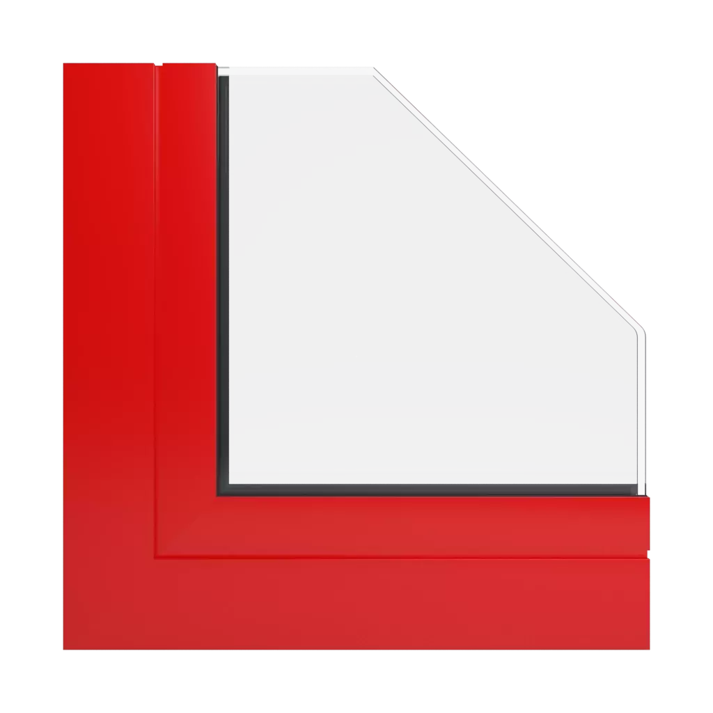 RAL 3024 Luminous red windows window-colors aluminum-ral ral-3024-luminous-red