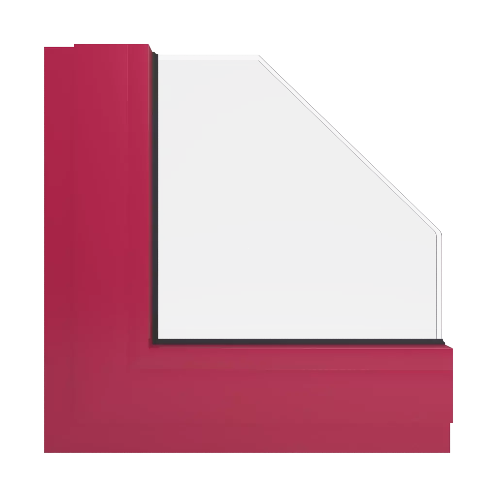 RAL 3027 Raspberry red windows window-colors aluminum-ral ral-3027-raspberry-red interior