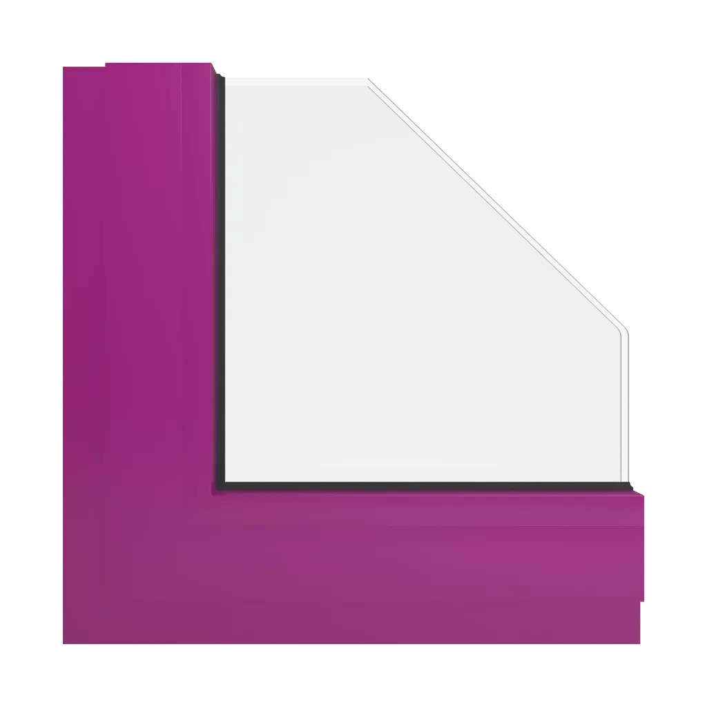 RAL 4006 Traffic purple windows window-colors aluminum-ral ral-4006-traffic-purple interior