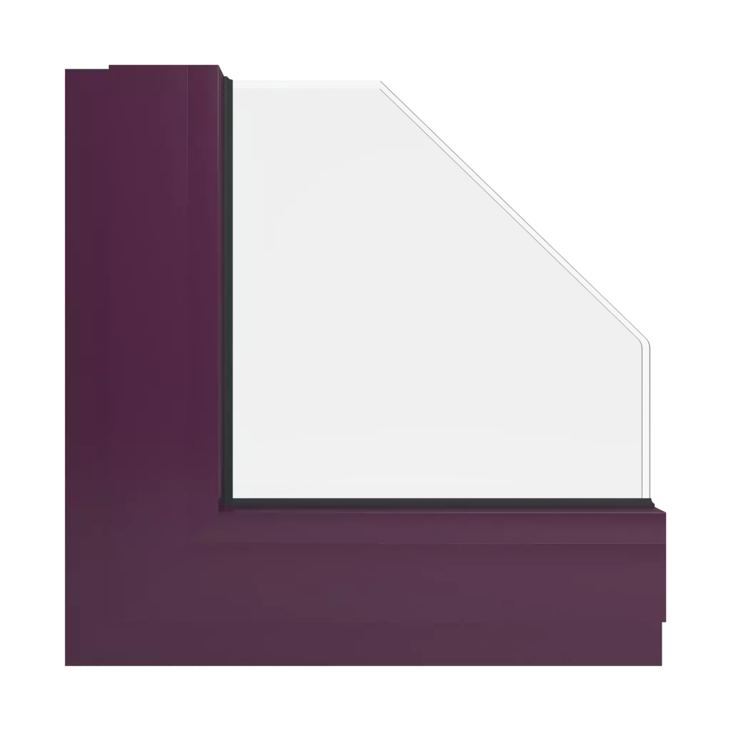 RAL 4007 Purple violet windows window-colors aluminum-ral ral-4007-purple-violet interior