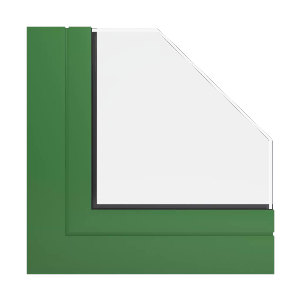 RAL 6010 Grass green windows window-colors aluminum-ral ral-6011-reseda-green