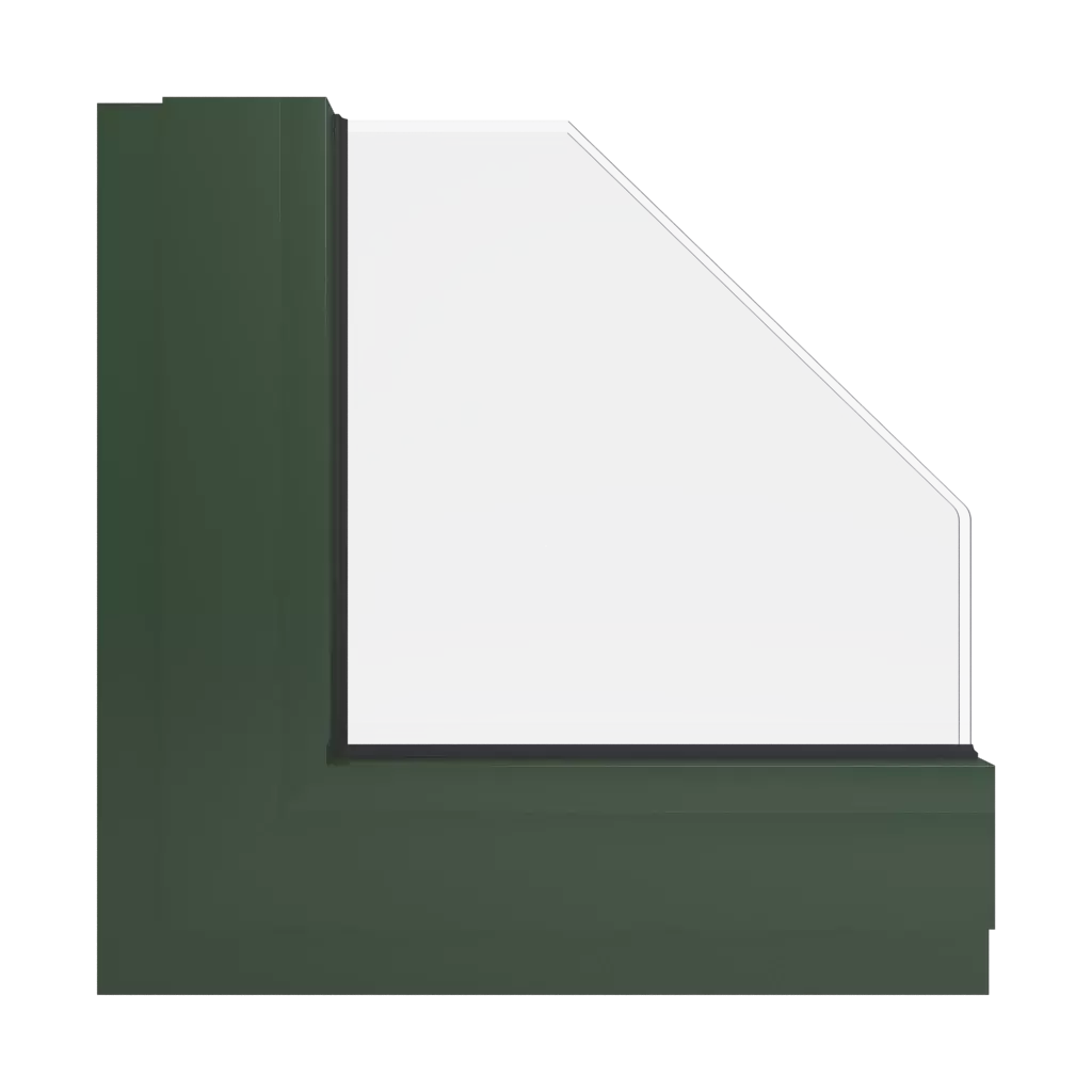 RAL 6020 Chrome green windows window-colors aluminum-ral ral-6020-chrome-green interior