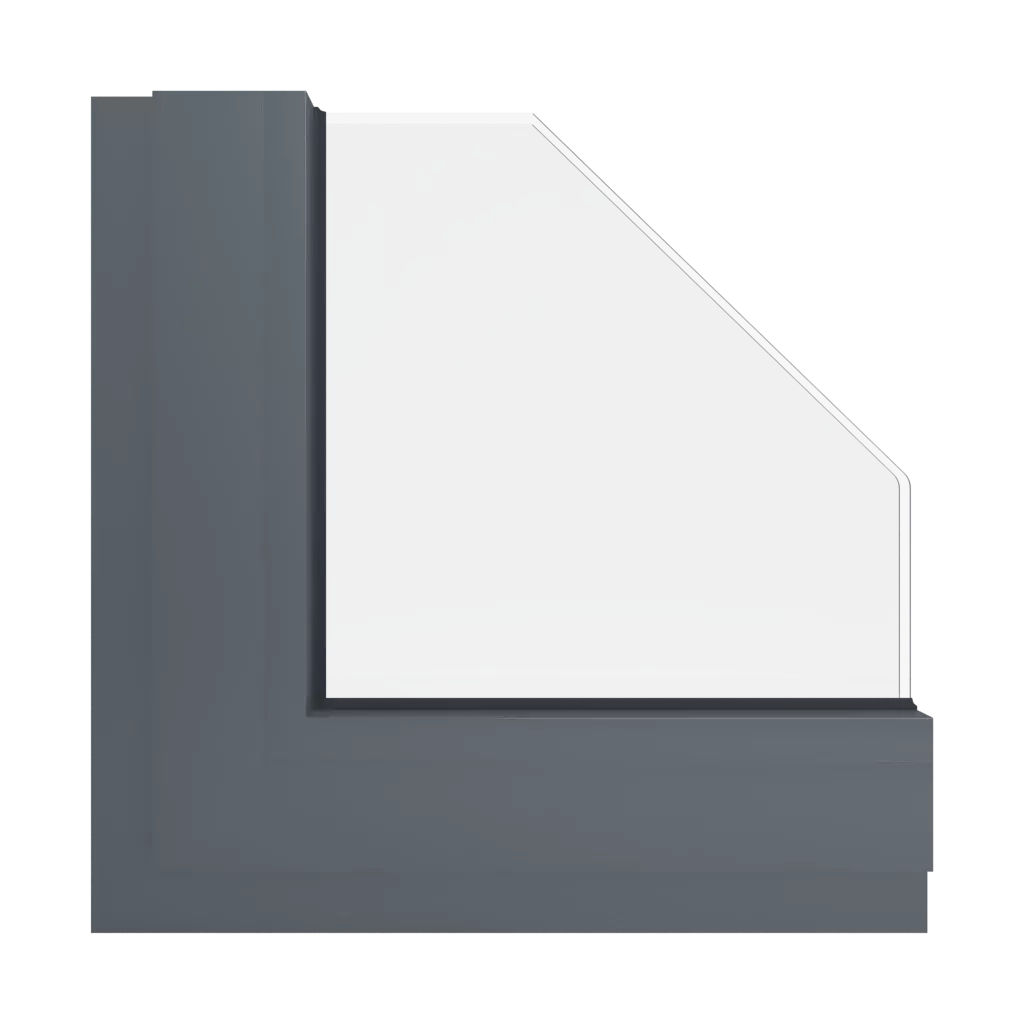 RAL 7011 Iron grey windows window-colors aluminum-ral ral-7011-iron-grey interior