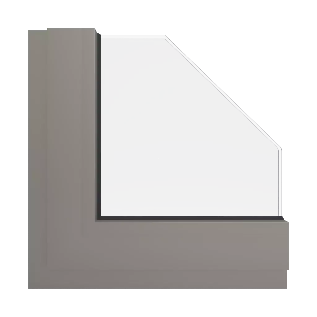 RAL 7048 Pearl mouse grey windows window-colors aluminum-ral ral-7048-pearl-mouse-grey interior