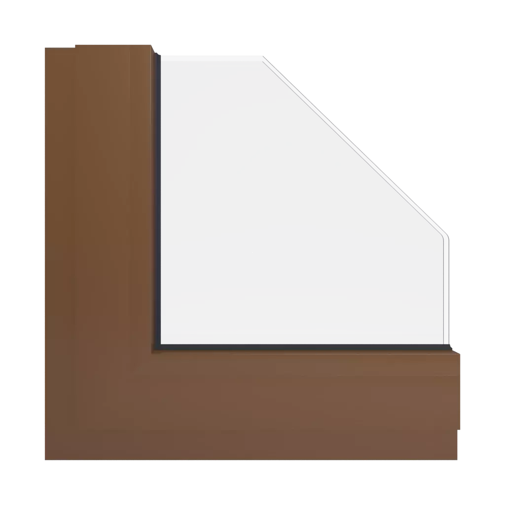 RAL 8007 Fawn brown windows window-colors aluminum-ral ral-8007-fawn-brown interior