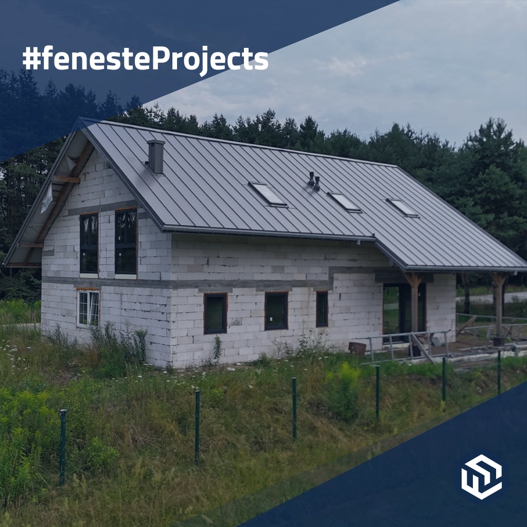 House with forest view from SMART-SLIDE window and functional garage 🎥 windows window-profiles gealan linear  